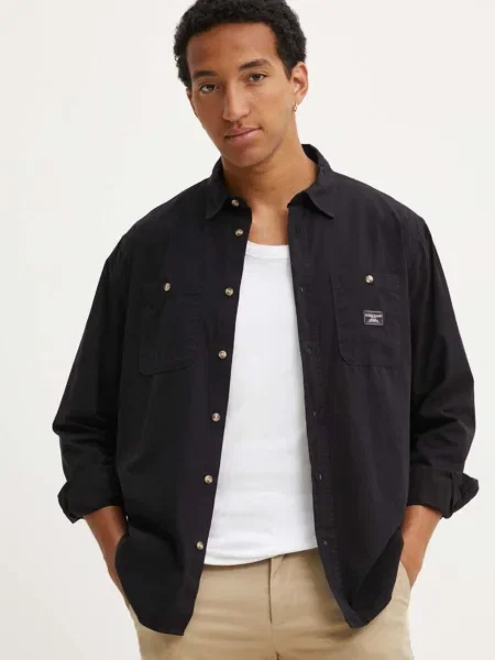 Guess Jeans camasa din negru