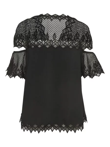 Top Simkhai din dantelă negru
