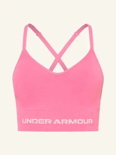 Under Armour Sportovní Podprsenka Ua Vanish Seamless Low růžová