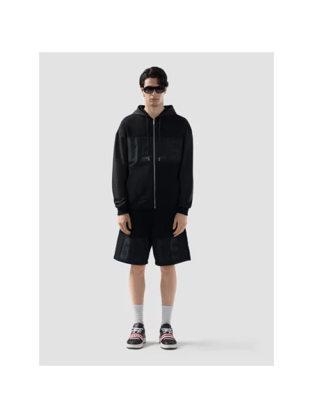 Bluza z kapturem Gcds z kapturem z logo czarna