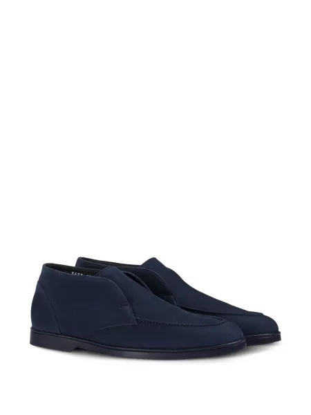 Chiloți Doucal's din piele de căprioară slip-on albastru