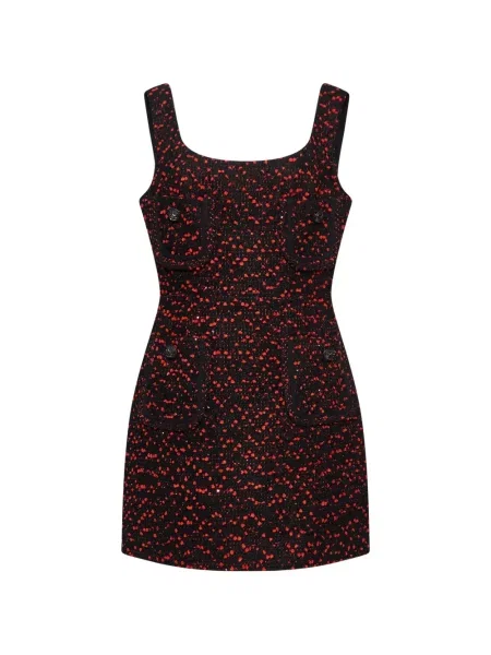 Rochie mini Elie Saab din tweed negru