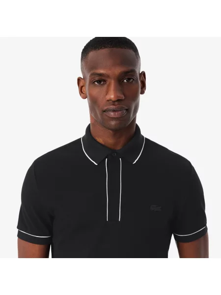 Поло Lacoste черное
