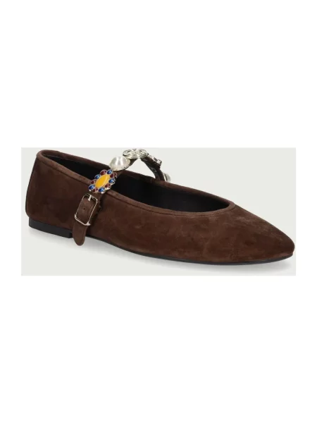 Balerinki Jeffrey Campbell brązowe