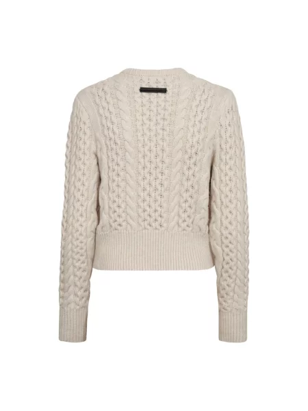 Sweter Haute L'amitié wełniany beżowy