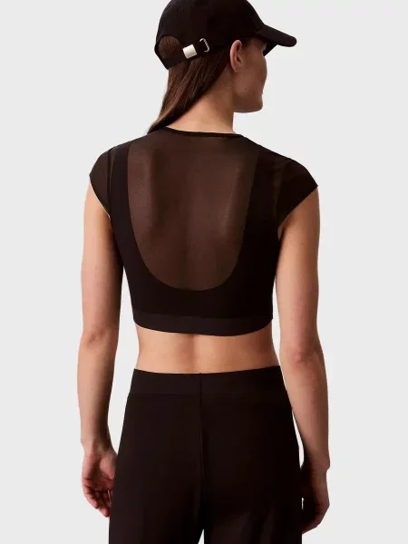 Спортивный топ Calvin Klein черный