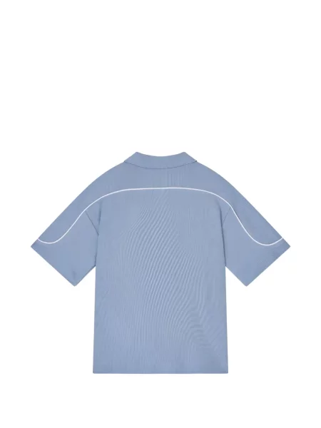 Koszulka polo dziecięca Emporio Armani niebieska