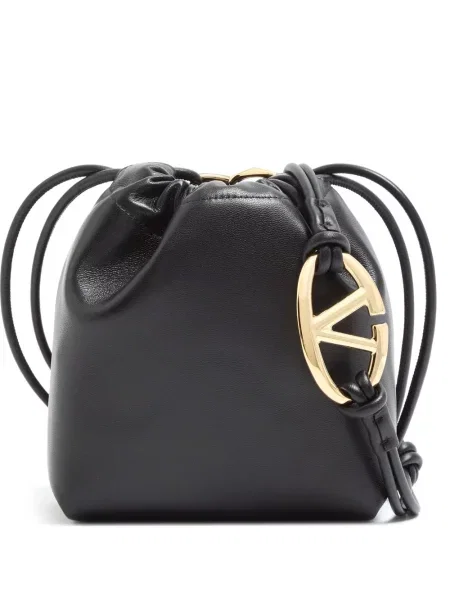 Portofel Valentino Garavani din piele negru