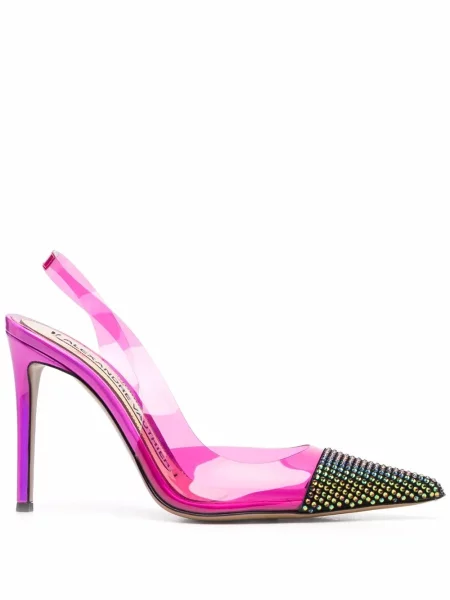 Pantofi cu toc Alexandre Vauthier slingback roz