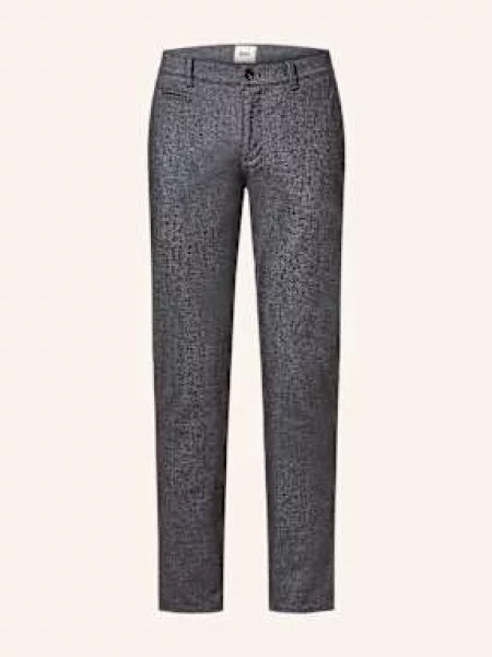 Brax Chino Kalhoty Fabio Modern Fit černošedá