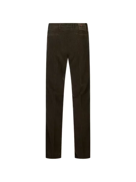 Pantaloni Kiton de catifea cord maro