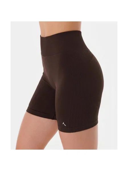 Szorty bezszwowe push-up Carpatree Élite brązowe