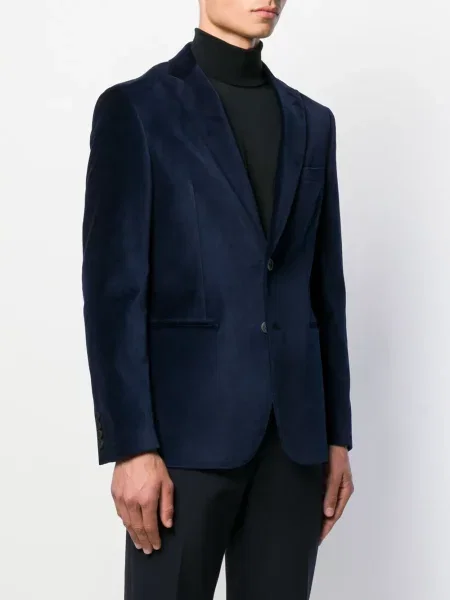 Sametový sametové sako Tonello modrý