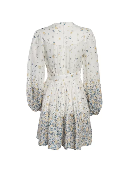 Rochie Zimmermann cu model floral cu imagine alb