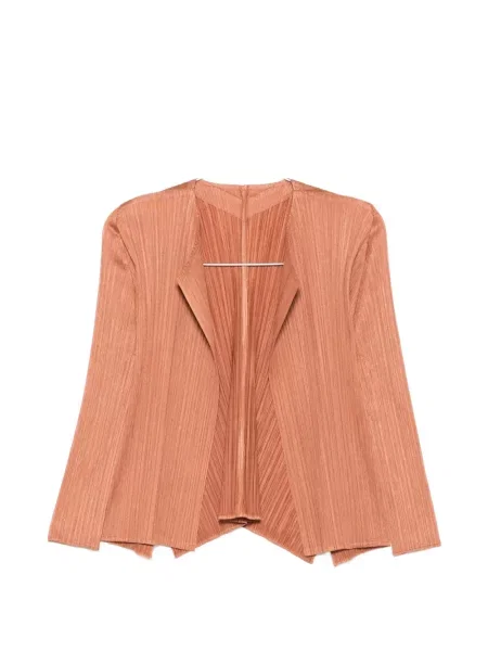 Kurtka Pleats Please Issey Miyake brązowa