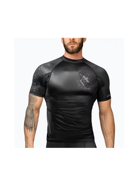 Футболка Hayabusa Geo Rashguard з коротким рукавом сіра