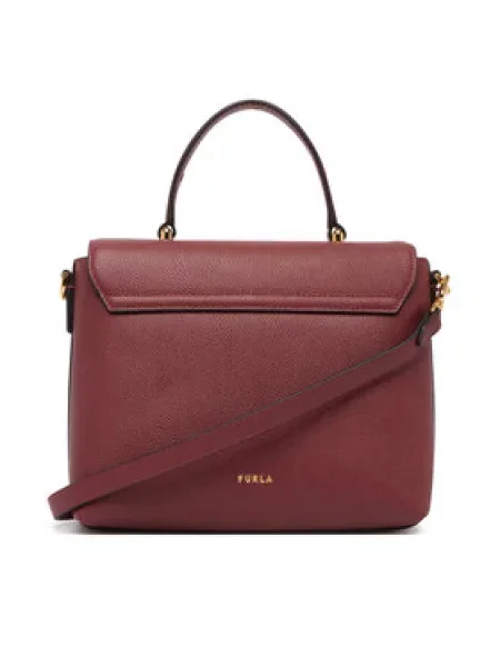 Furla kufríková kabelka dámska kožená Moonlight S Top Handle červená