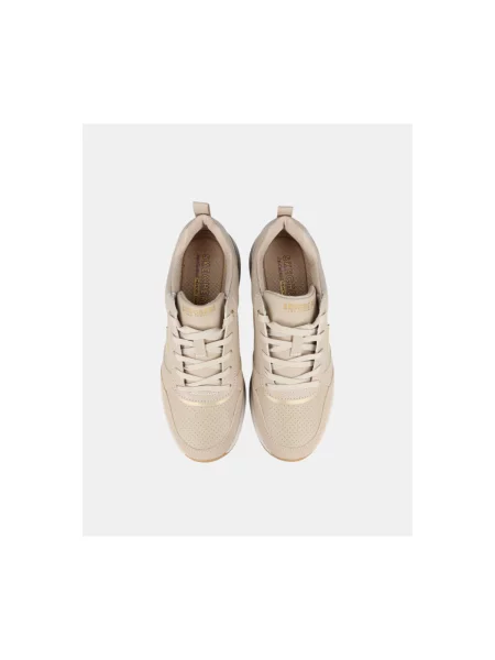 Pantofi Skechers cu buline bej