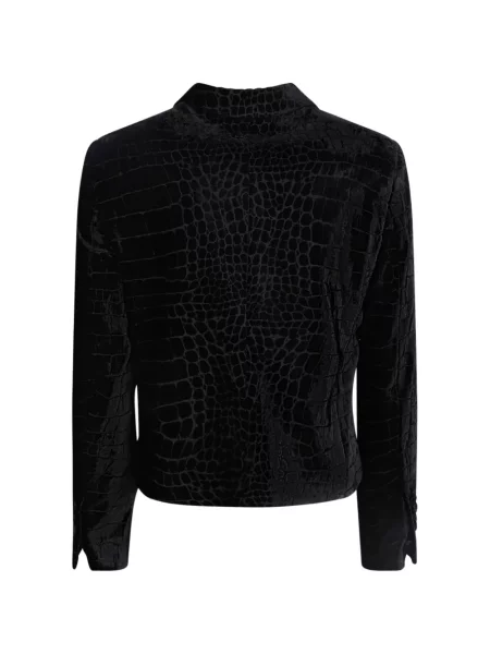 Geacă Tom Ford de catifea negru
