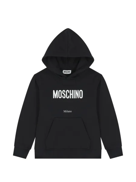 Bluza z kapturem dziecięca Moschino czarna