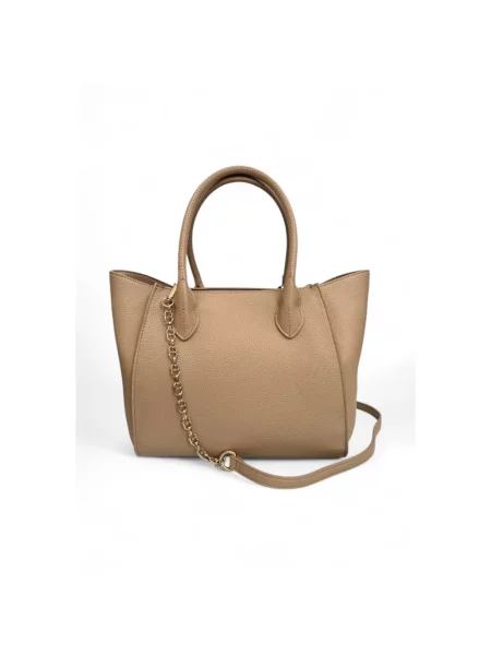 Shopperka Love Moschino beżowa