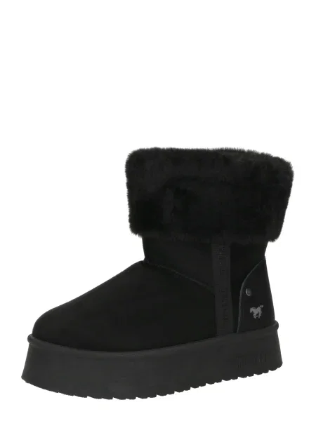 MUSTANG Ležerne čizme crna