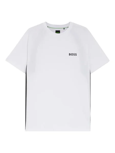 Tricou Boss cu dungi alb