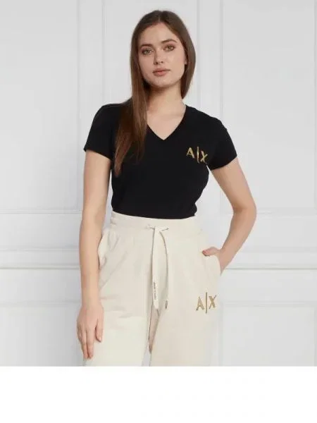 Armani Exchange Tricou negru