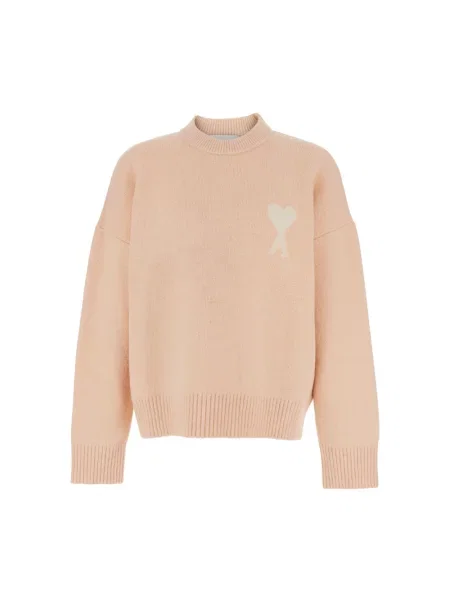 Sweter Ami Paris różowy