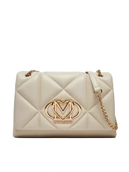 Pisemska torbica Love Moschino bež