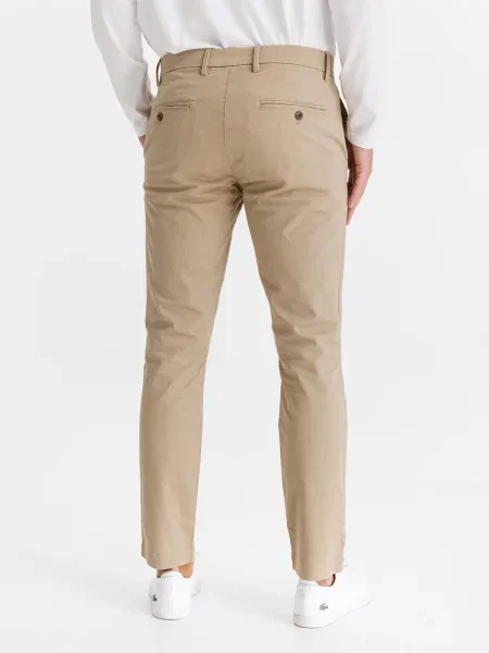 GAP Chino nohavice V-ESSENTIAL' kaki