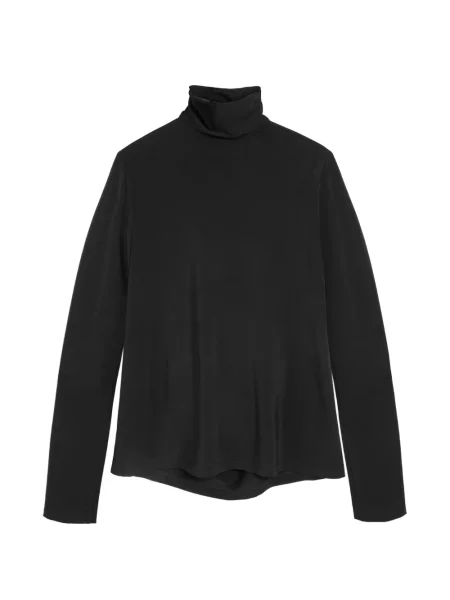 Drapovaný dlouho top Vera Wang černý
