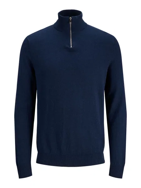 JACK & JONES Megztinis JJEmil tamsiai mėlyna