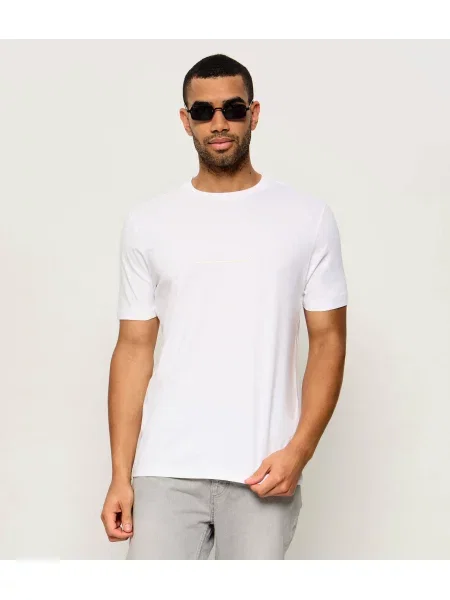 HUGO Tricou Datri alb