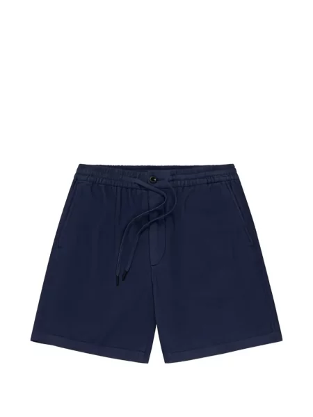 Șnur de strângere pantaloni scurți Incotex de catifea cord albastru