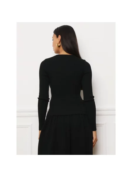 Top La Modeuse negru