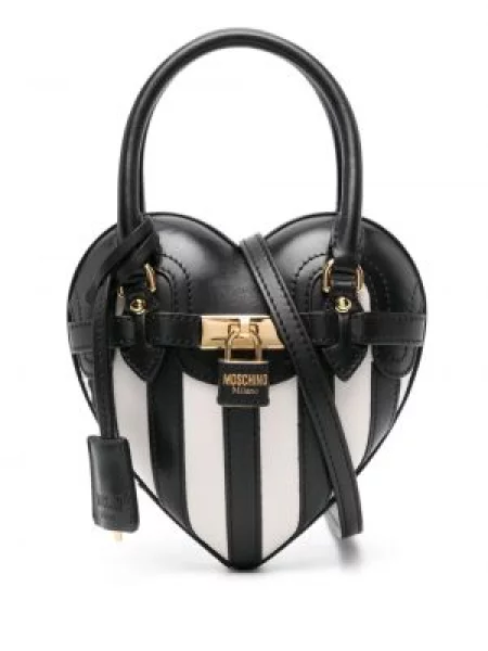 Geanta de piele Moschino din piele negru