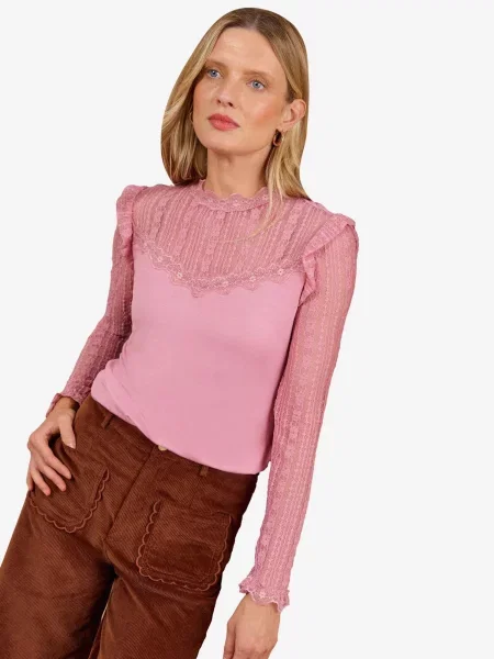 Love & roses Tricou roz