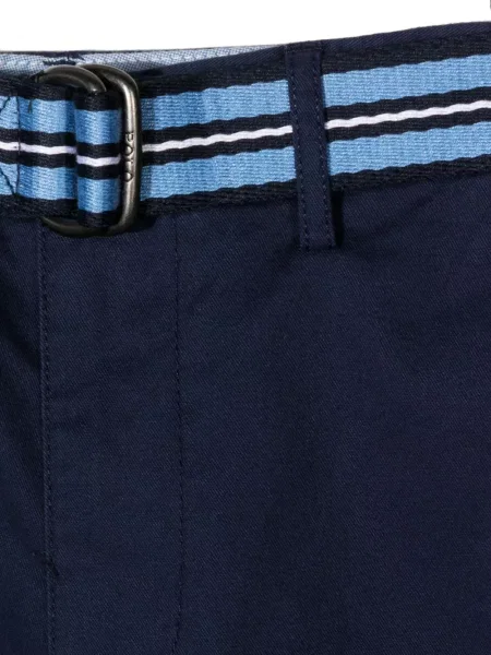 Bermudy dziecięce Polo Ralph Lauren niebieskie