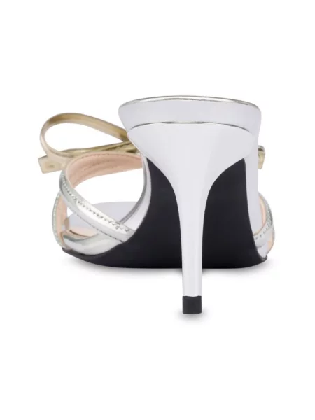 LOVE MOSCHINO Klapki Srebrny szare