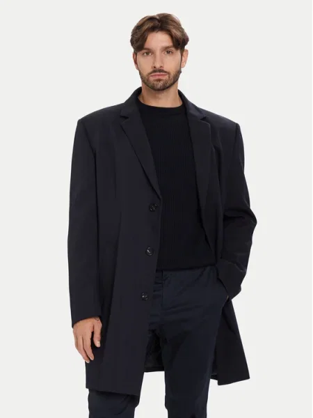 Bugatti Palton de lână D Bleumarin