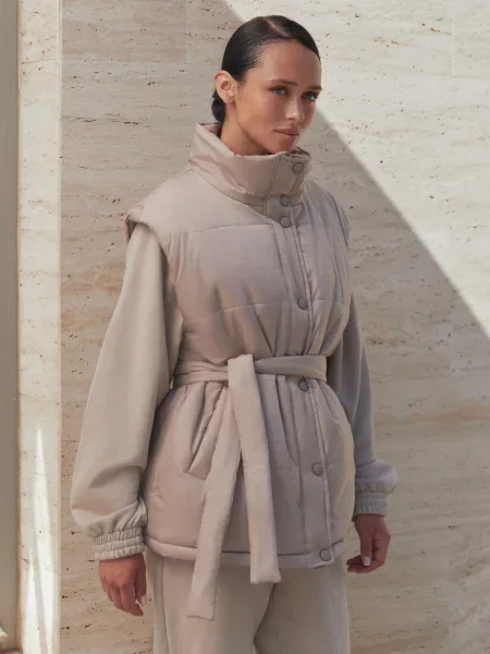 Жилет з утеплювачем Seventeen бежевий