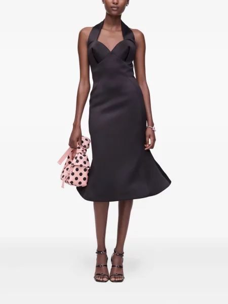Rochie Marc Jacobs cu gât halter de costum negru