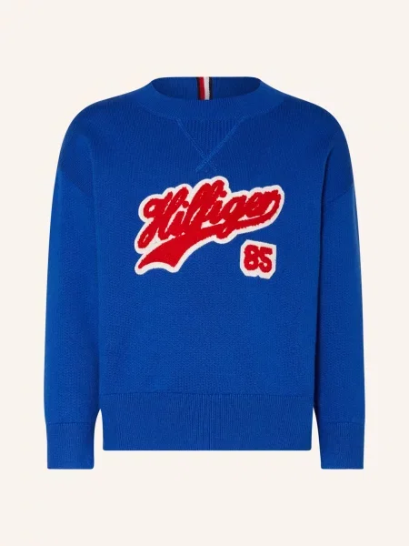 Tommy Hilfiger Mikina Script D modrá