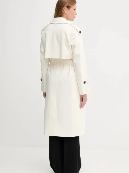 Двубортное пальто Dkny зеленое