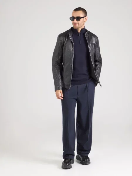 AllSaints Sveter KILBURN námornícka modrá