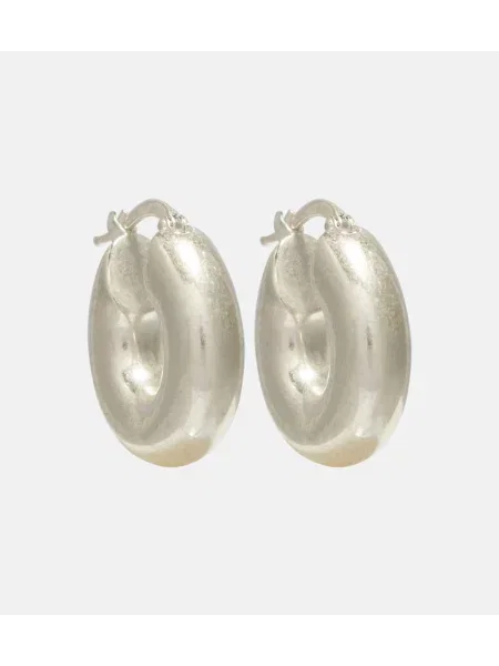 Cercei Jil Sander argintiu