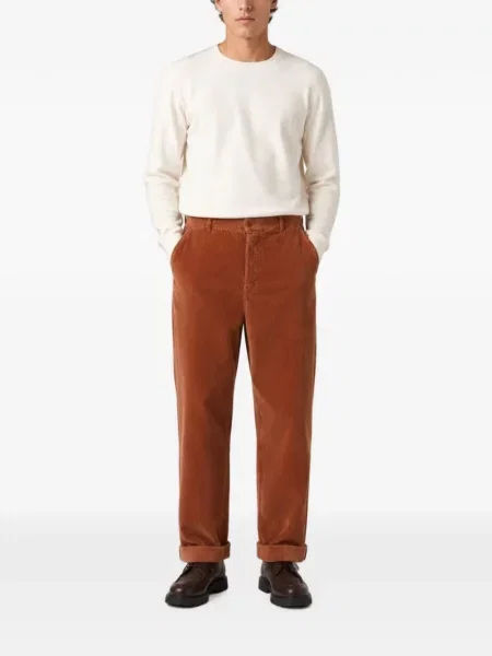 Pantaloni Dean Edmonds de catifea cord maro