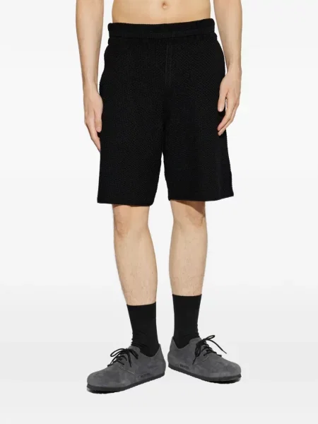 Kraťasy Homme Plissé Issey Miyake černé