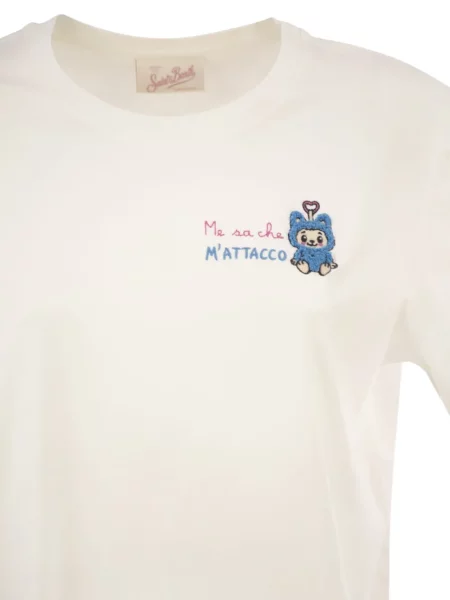 Tricou Mc2 Saint Barth cu broderie